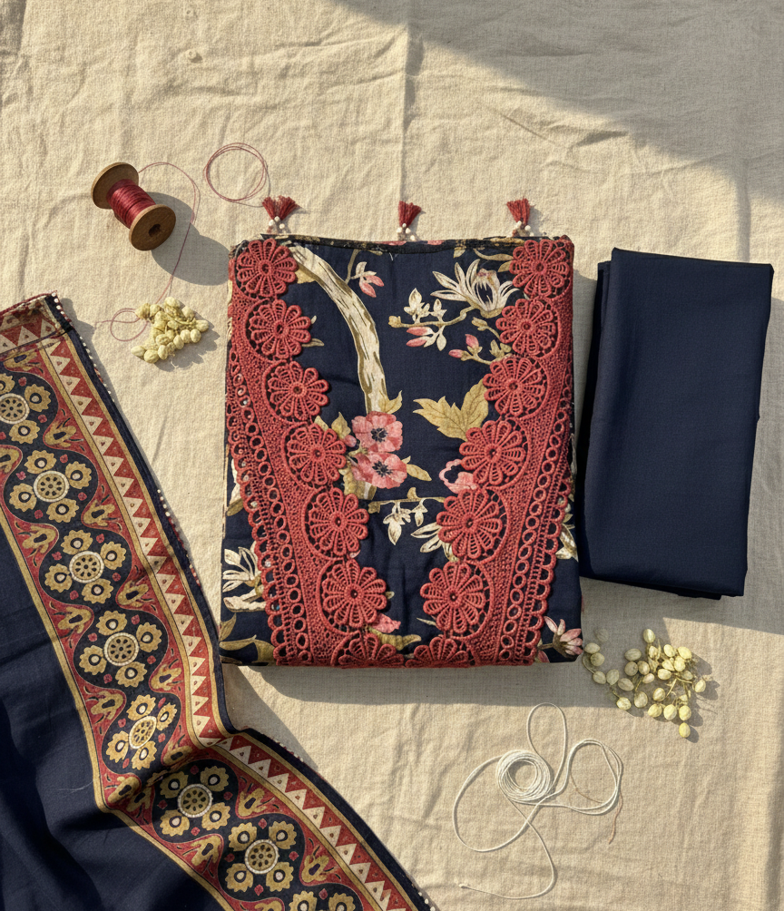 Navy & Mulberry Set